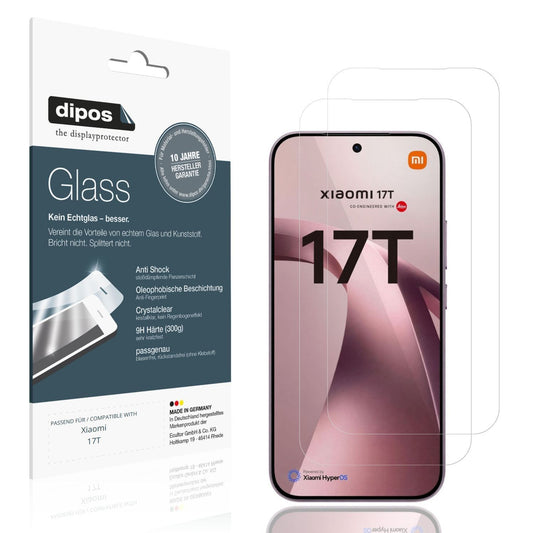 2x 9H Schutzfolie für Xiaomi 17T Panzerfolie (1)