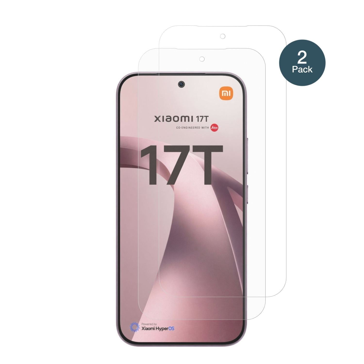 2x 9H Schutzfolie matt für Xiaomi 17T Panzerfolie (2)