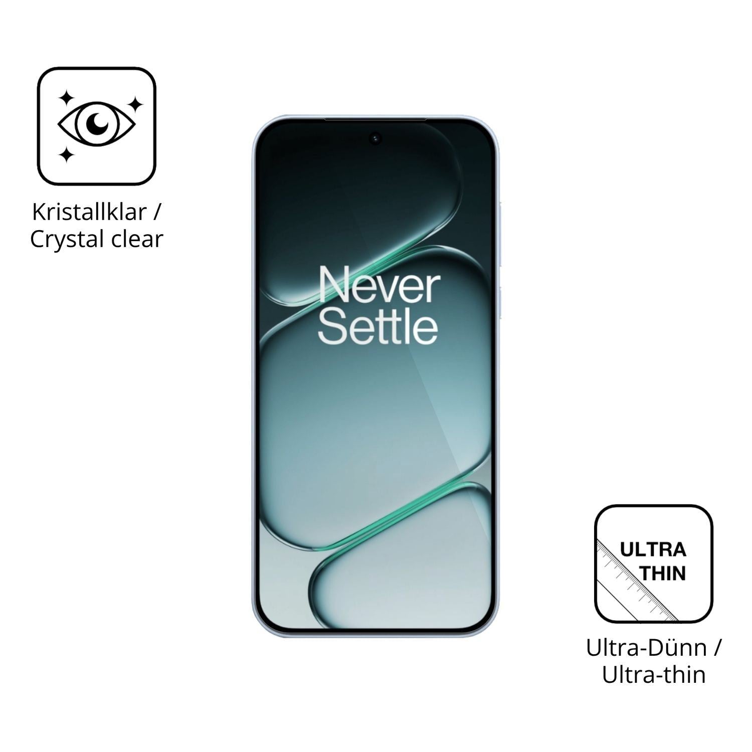 4x Schutzfolie klar für OnePlus Nord CE6 Display-S (5)