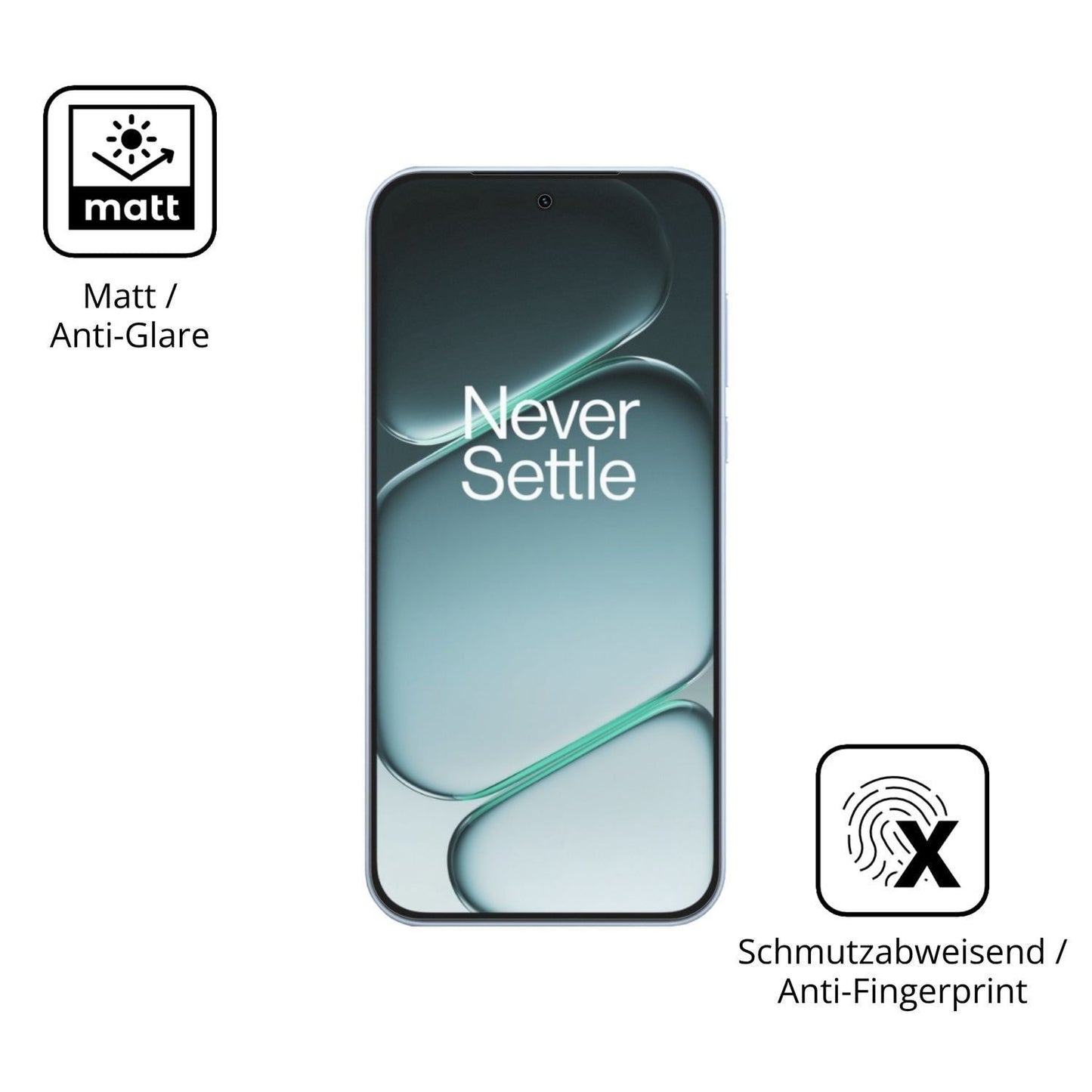 4x Schutzfolie matt für OnePlus Nord CE6 Display-S (5)