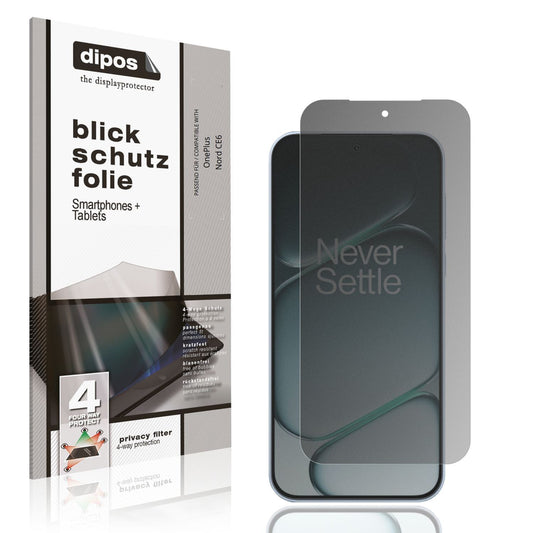 Blickschutzfolie für OnePlus Nord CE6 matt Schutzf (1)