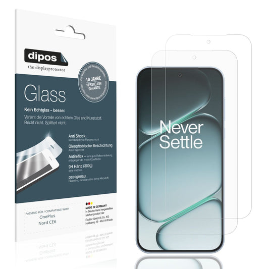 2x 9H Schutzfolie matt für OnePlus Nord CE6 Panzer (1)