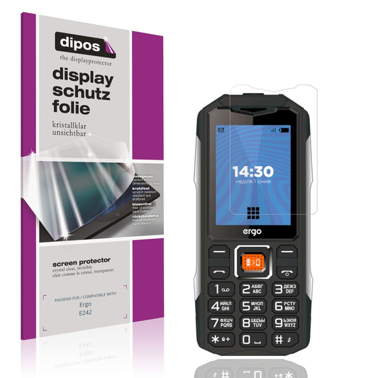 4x Schutzfolie klar für Ergo E242 Display-Schutzfo (1)