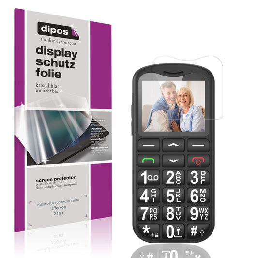 4x Schutzfolie klar für Ufferson G180 Display-Schu (1)