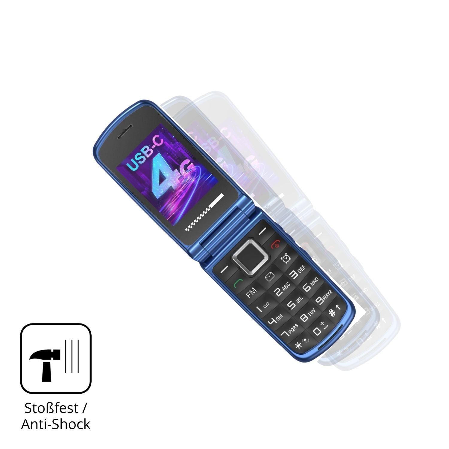 2x 9H Schutzfolie matt für Usteetic T380D Panzerfo (4)