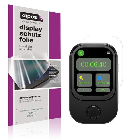 4x Schutzfolie klar für RWSRW MP3-02D Display-Schu (1)