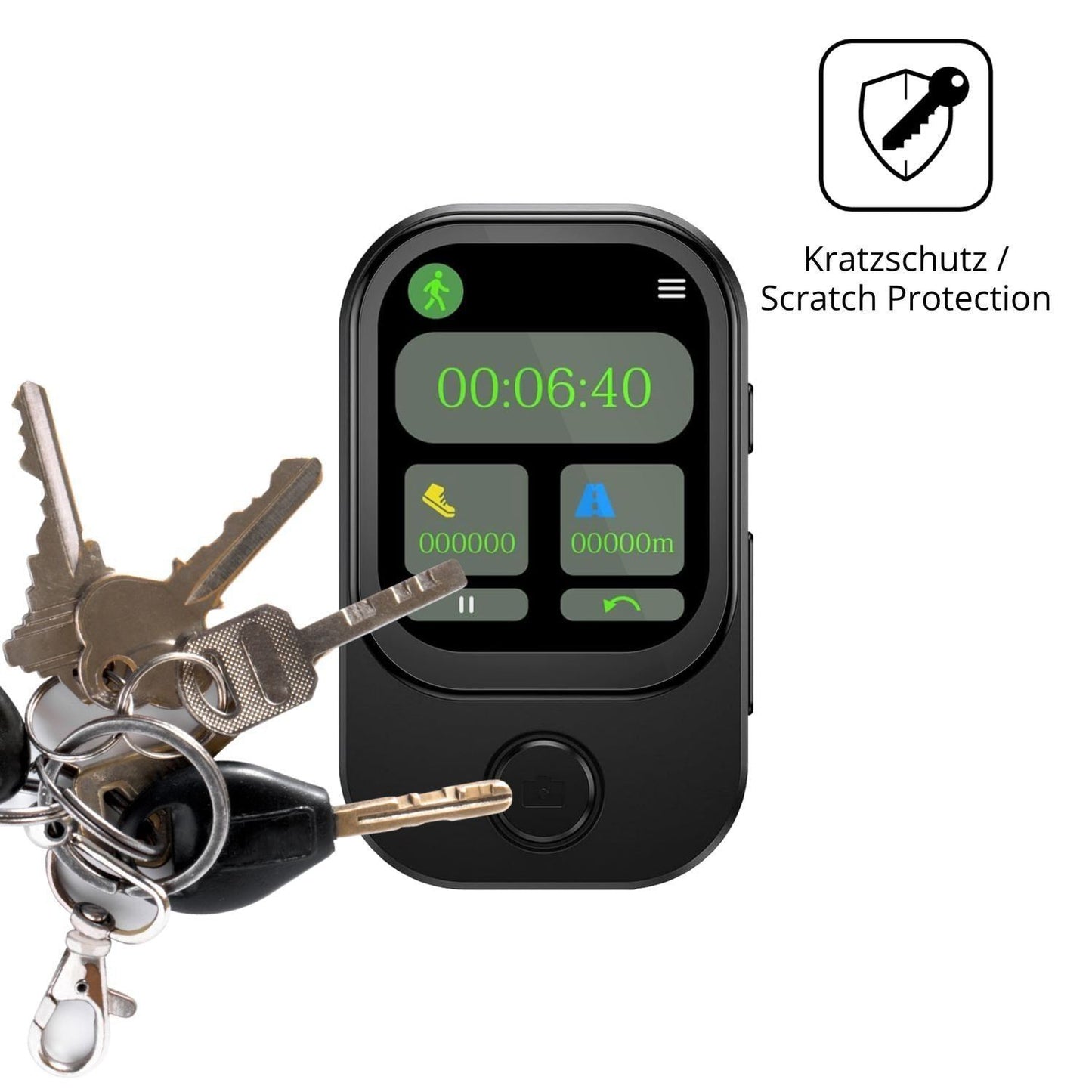 4x Schutzfolie klar für RWSRW MP3-02D Display-Schu (4)