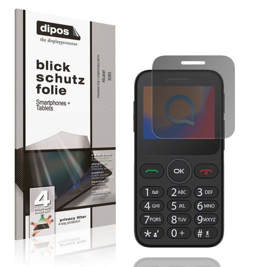 Blickschutzfolie für Alcatel 3085 matt Schutzfolie (1)