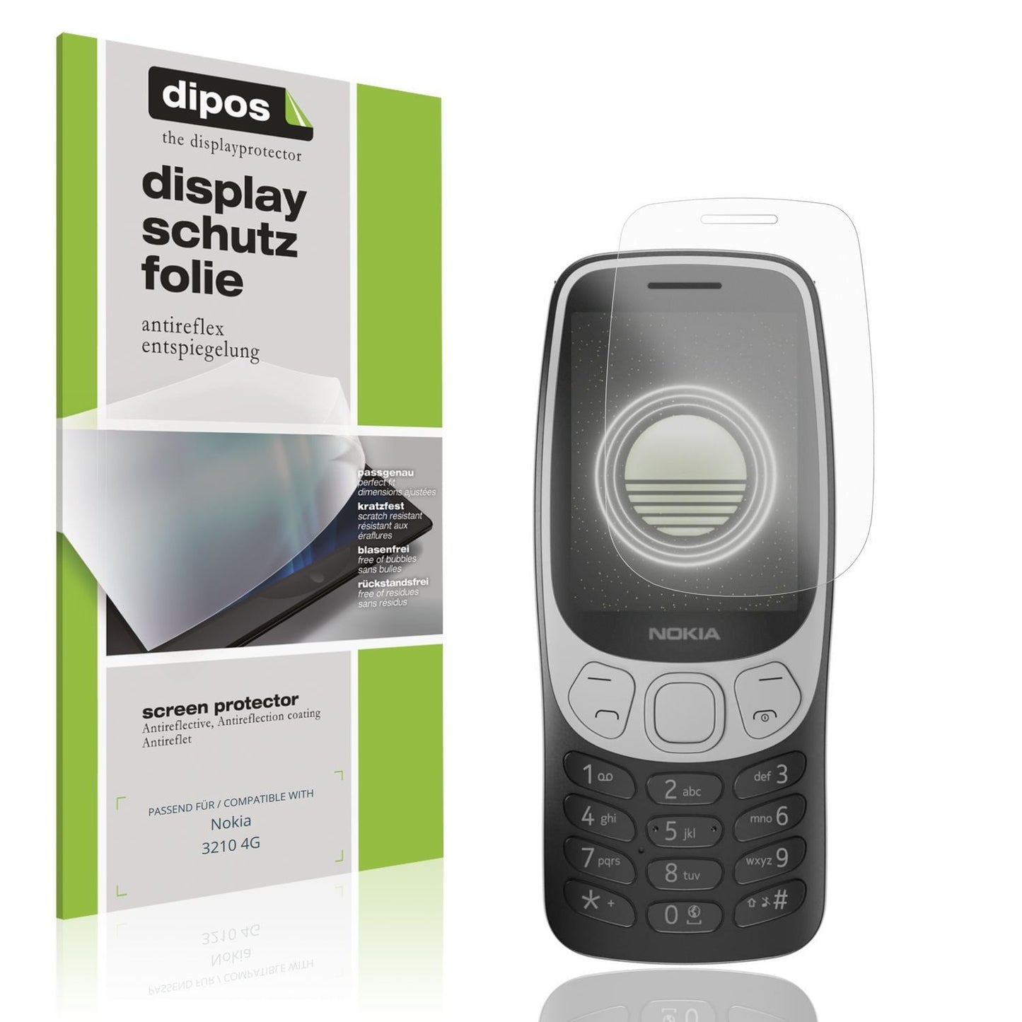 4x Schutzfolie matt für Nokia 3210 4G Display-Schu (1)