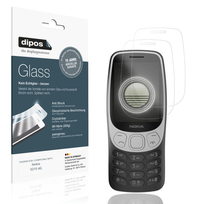 2x 9H Schutzfolie für Nokia 3210 4G Panzerfolie (1)