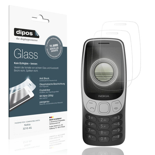 2x 9H Schutzfolie für Nokia 3210 4G Panzerfolie (1)