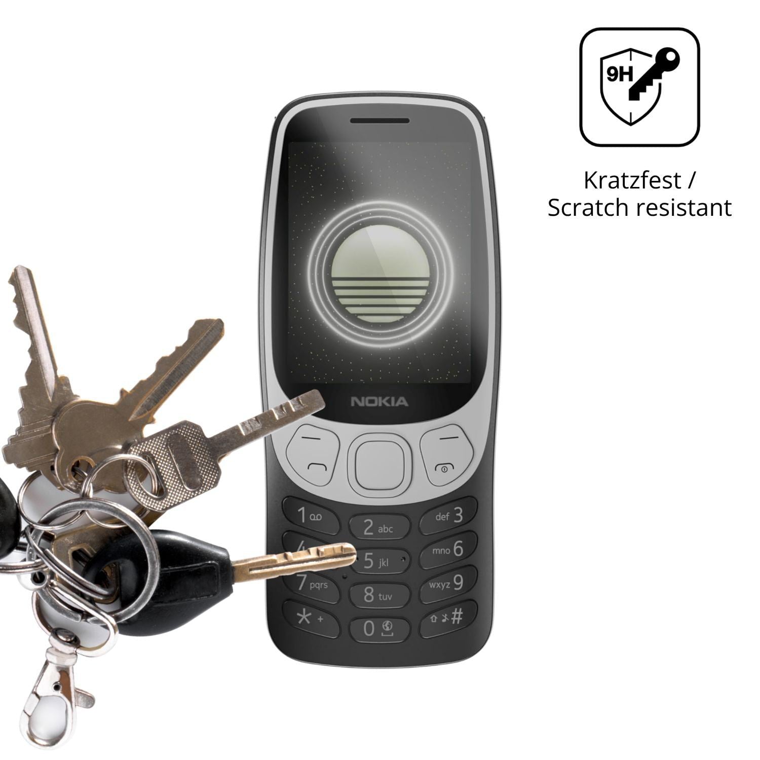2x 9H Schutzfolie für Nokia 3210 4G Panzerfolie (3)
