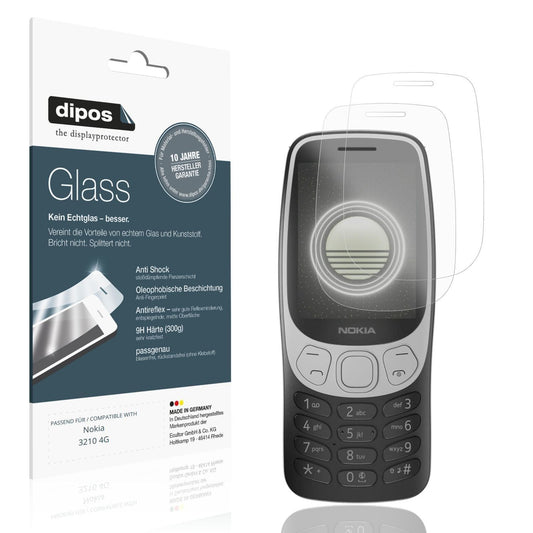 2x 9H Schutzfolie matt für Nokia 3210 4G Panzerfol (1)