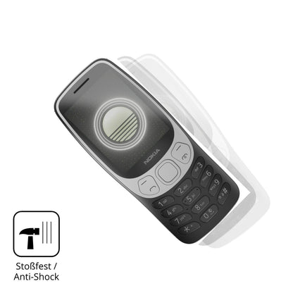 2x 9H Schutzfolie matt für Nokia 3210 4G Panzerfol (4)