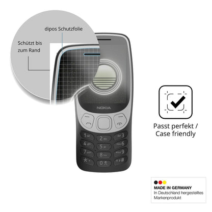 2x 9H Schutzfolie matt für Nokia 3210 4G Panzerfol (6)