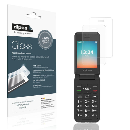 2x 9H Schutzfolie matt für MP myPhone Flip LTE Pan (1)