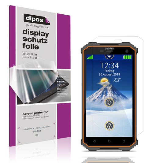 4x Schutzfolie klar für Beafon X5 Display-Schutzfo (1)