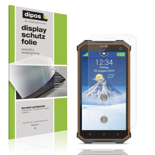 4x Schutzfolie matt für Beafon X5 Display-Schutzfo (1)