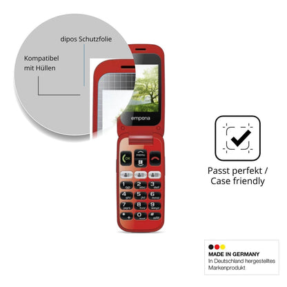 4x Schutzfolie klar für Emporia One Display-Schutz (6)
