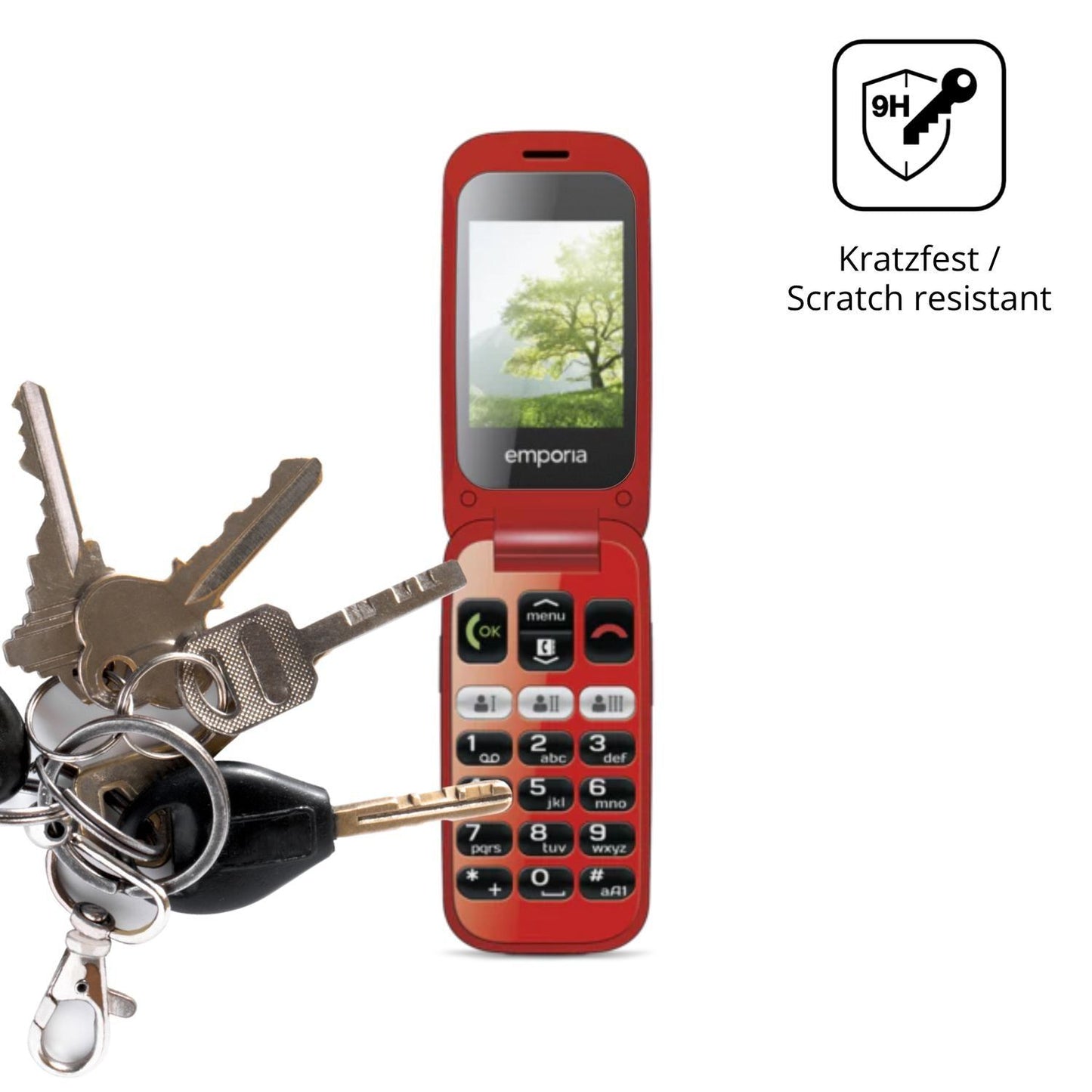 2x 9H Schutzfolie matt für Emporia One Panzerfolie (3)