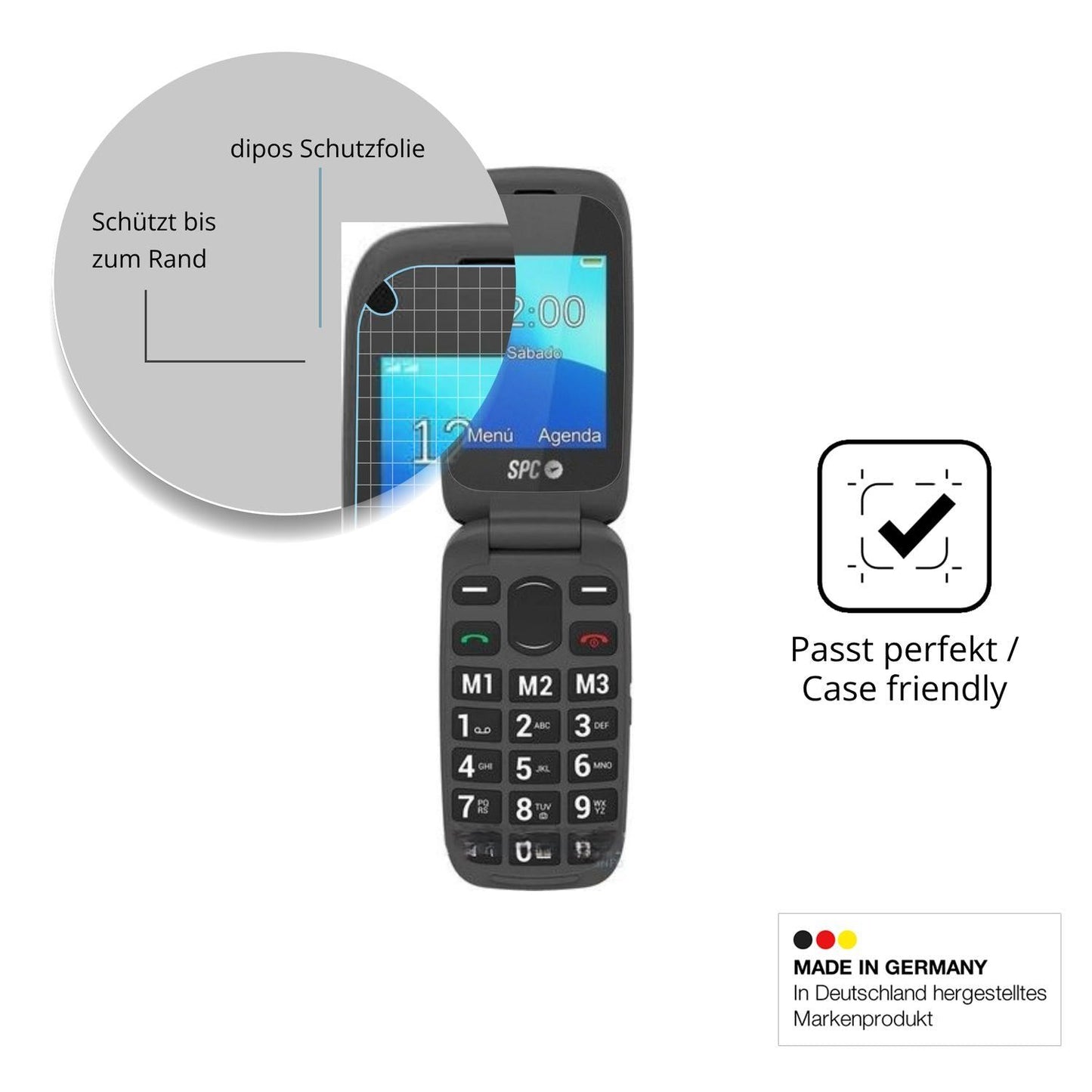 2x 9H Schutzfolie matt für SPC Harmony Panzerfolie (6)