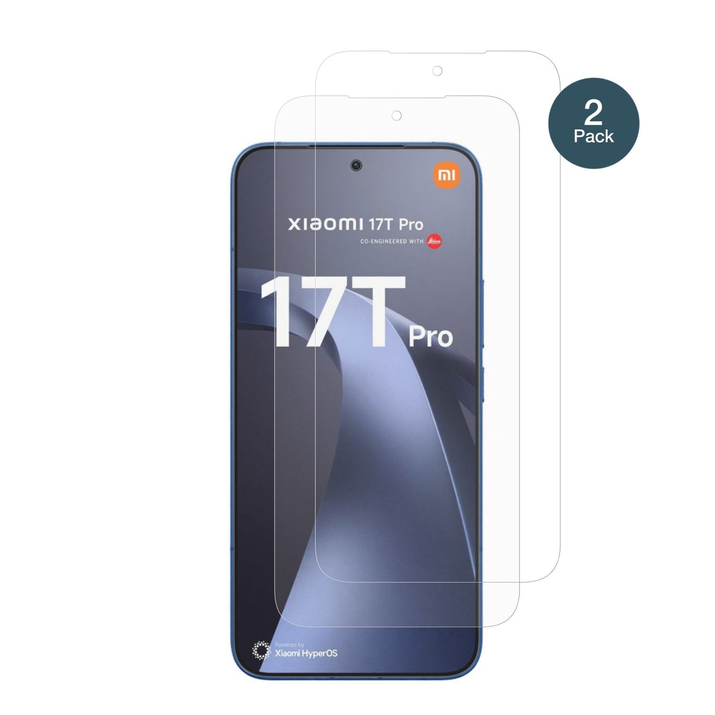 2x 9H Schutzfolie matt für Xiaomi 17T Pro Panzerfo (2)