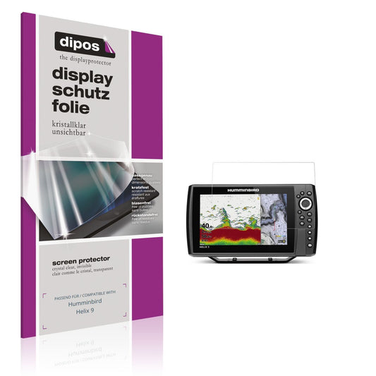 2x Schutzfolie klar für Humminbird Helix 9 Display (1)