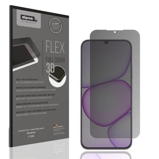 Full Cover Privacy Blickschutzfolie für Realme C10 (1)