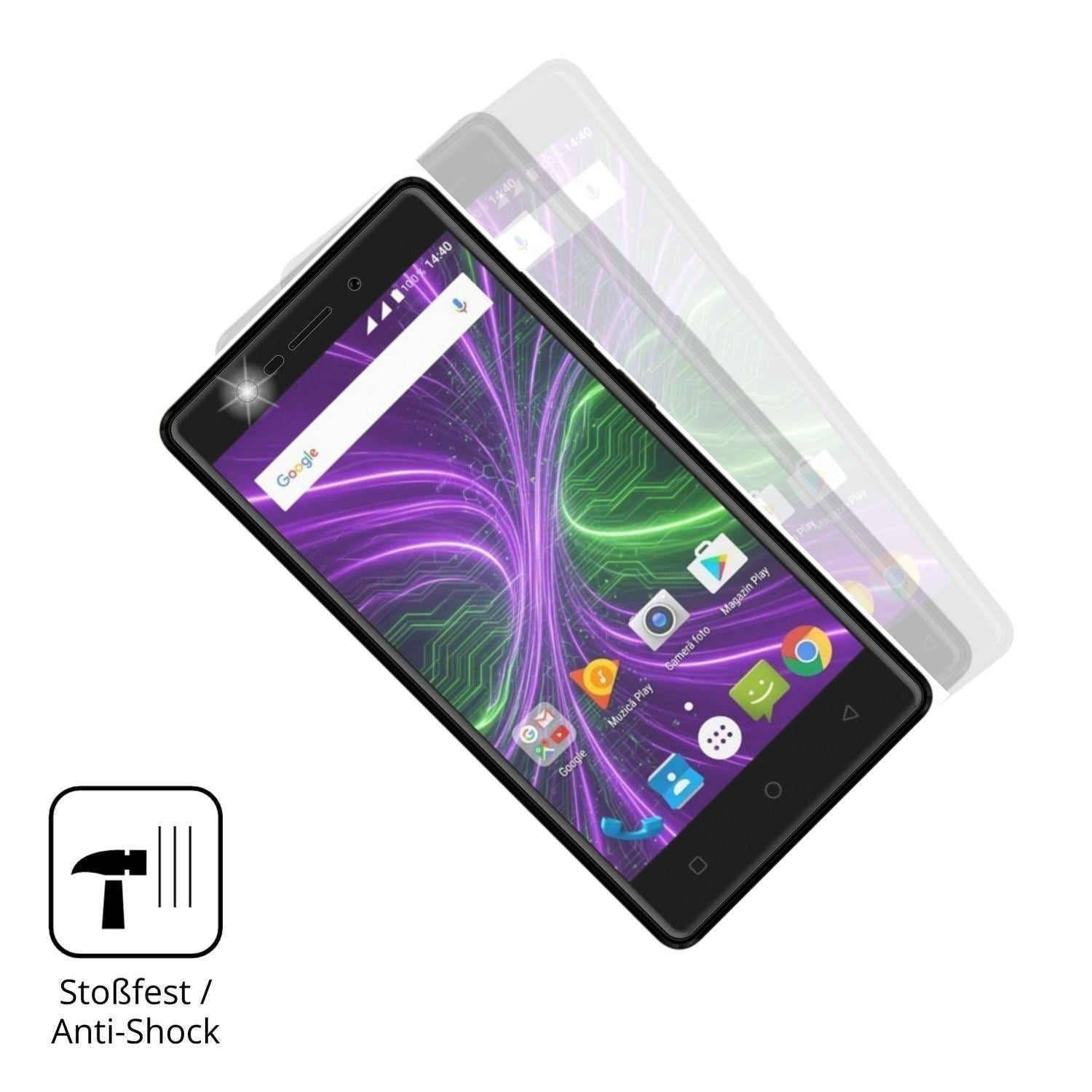 2x Full Cover Schutzfolie matt für Myria Wide 2 (4)