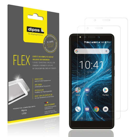 2x 3D Full Cover Schutzfolie für Myria L550 (1)