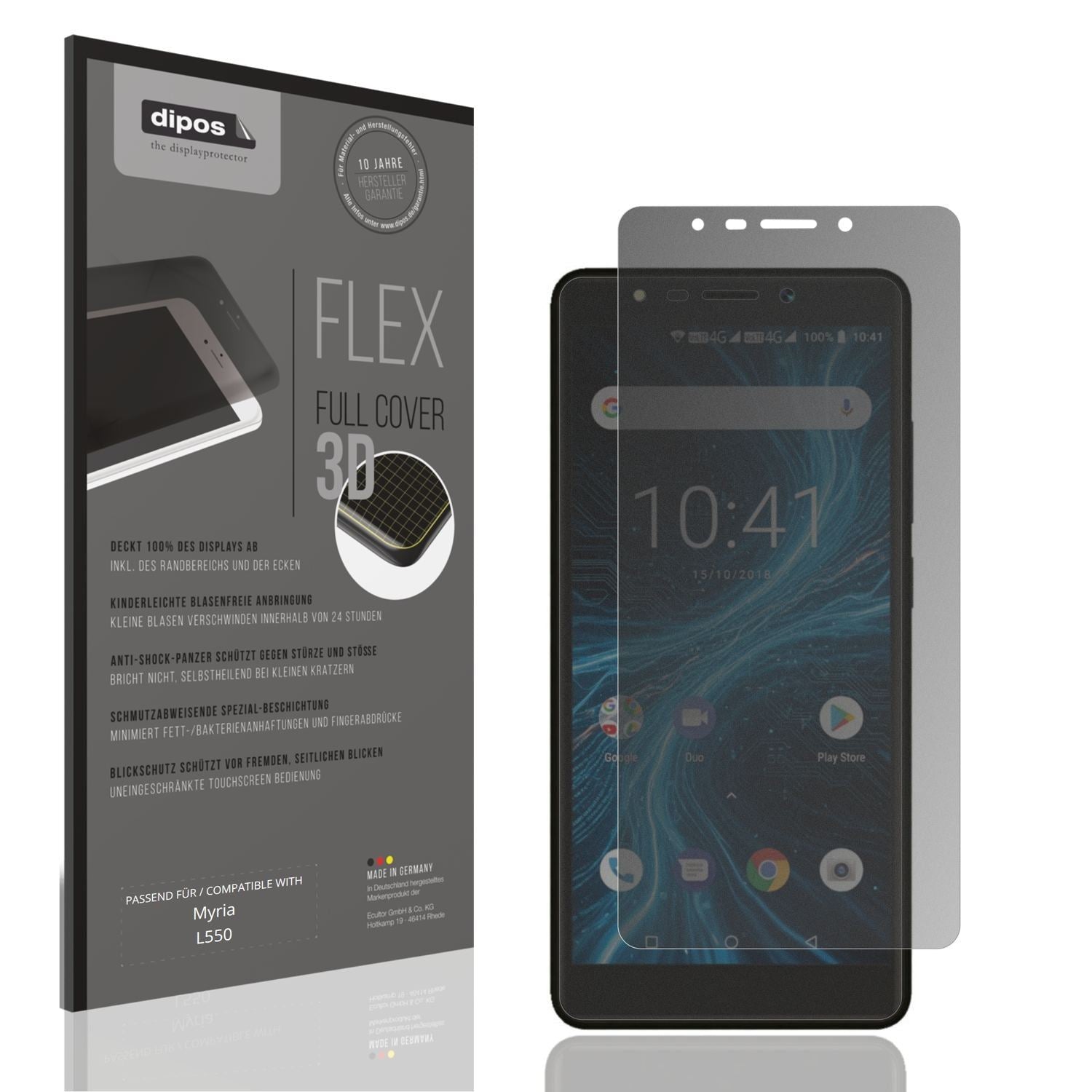 Full Cover Privacy Blickschutzfolie für Myria L550 (1)