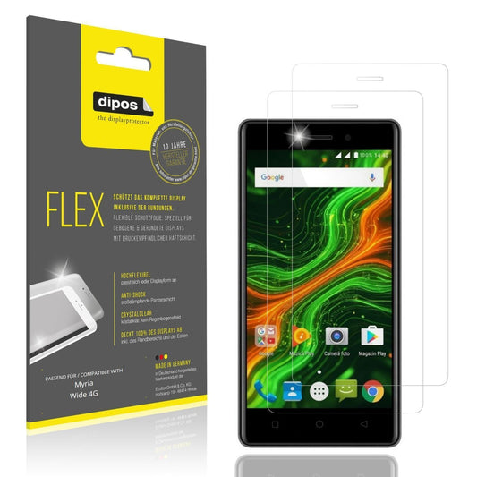 2x 3D Full Cover Schutzfolie für Myria Wide 4G (1)