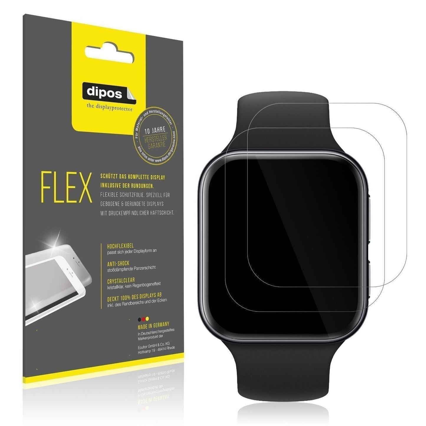 1x 3D Full Cover Schutzfolie für OPPO Watch 3 (1)