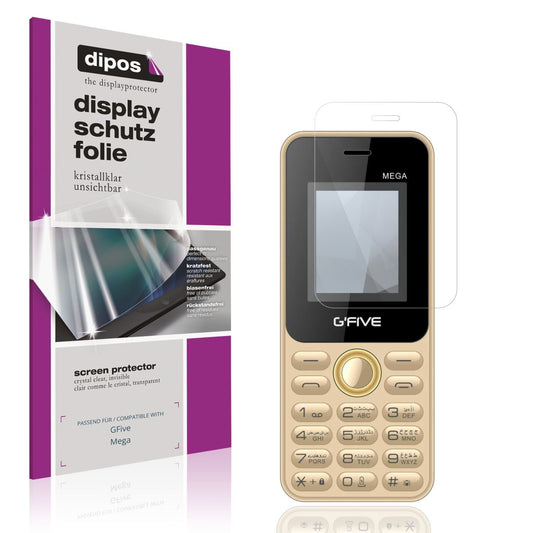 4x Schutzfolie klar für GFive Mega Display-Schutzf (1)