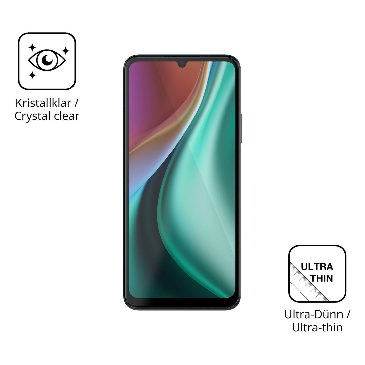 4x Schutzfolie klar für NUU Mobile X10 Display-Sch (5)