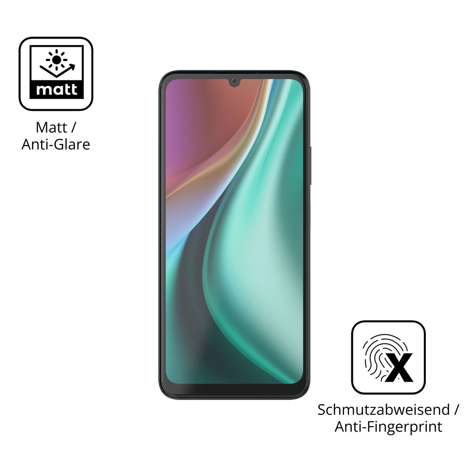 4x Schutzfolie matt für NUU Mobile X10 Display-Sch (5)