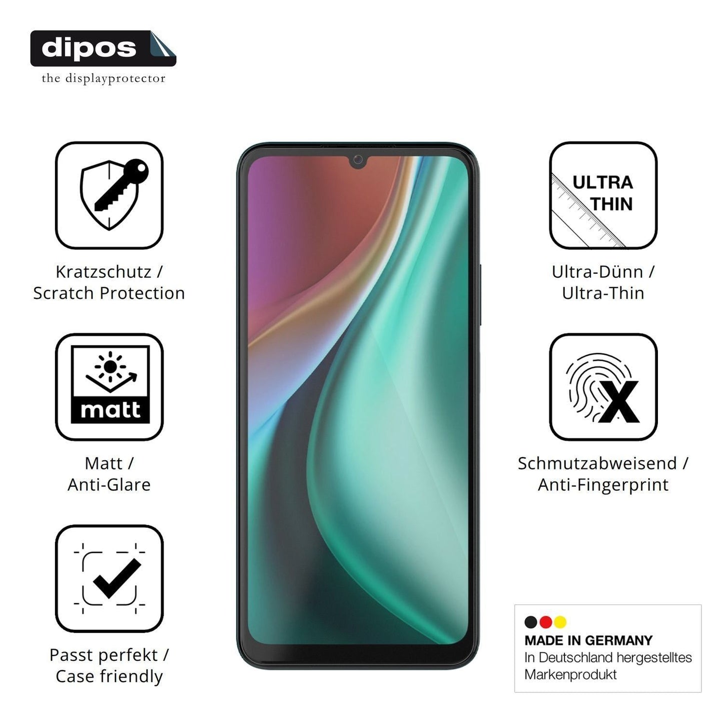 4x Schutzfolie matt für NUU Mobile X10 Display-Sch (7)