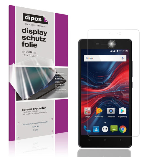 4x Schutzfolie klar für Myria Five Display-Schutzf (1)