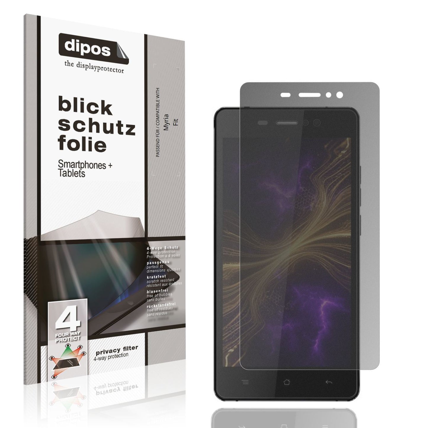 Blickschutzfolie für Myria Fit matt Schutzfolie Pr (1)