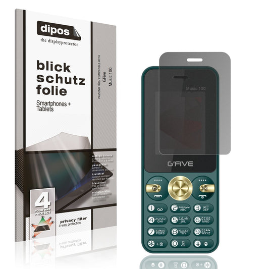 Blickschutzfolie für GFive Music 100 matt Schutzfo (1)