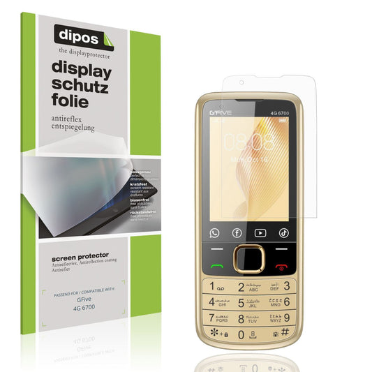 4x Schutzfolie matt für GFive 4G 6700 Display-Schu (1)