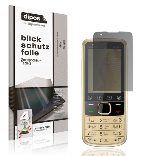 Blickschutzfolie für GFive 4G 6700 matt Schutzfoli (1)