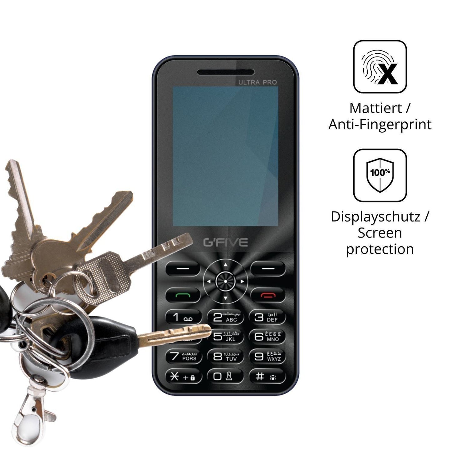 Blickschutzfolie für GFive Ultra Pro matt Schutzfo (3)