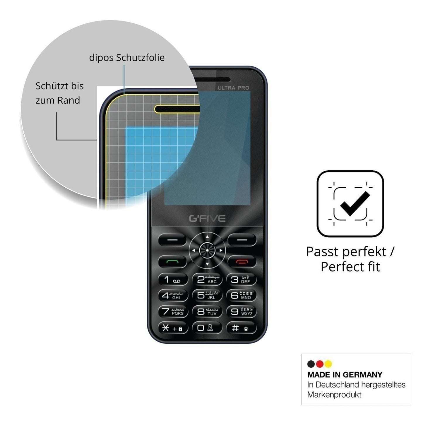Blickschutzfolie für GFive Ultra Pro matt Schutzfo (4)