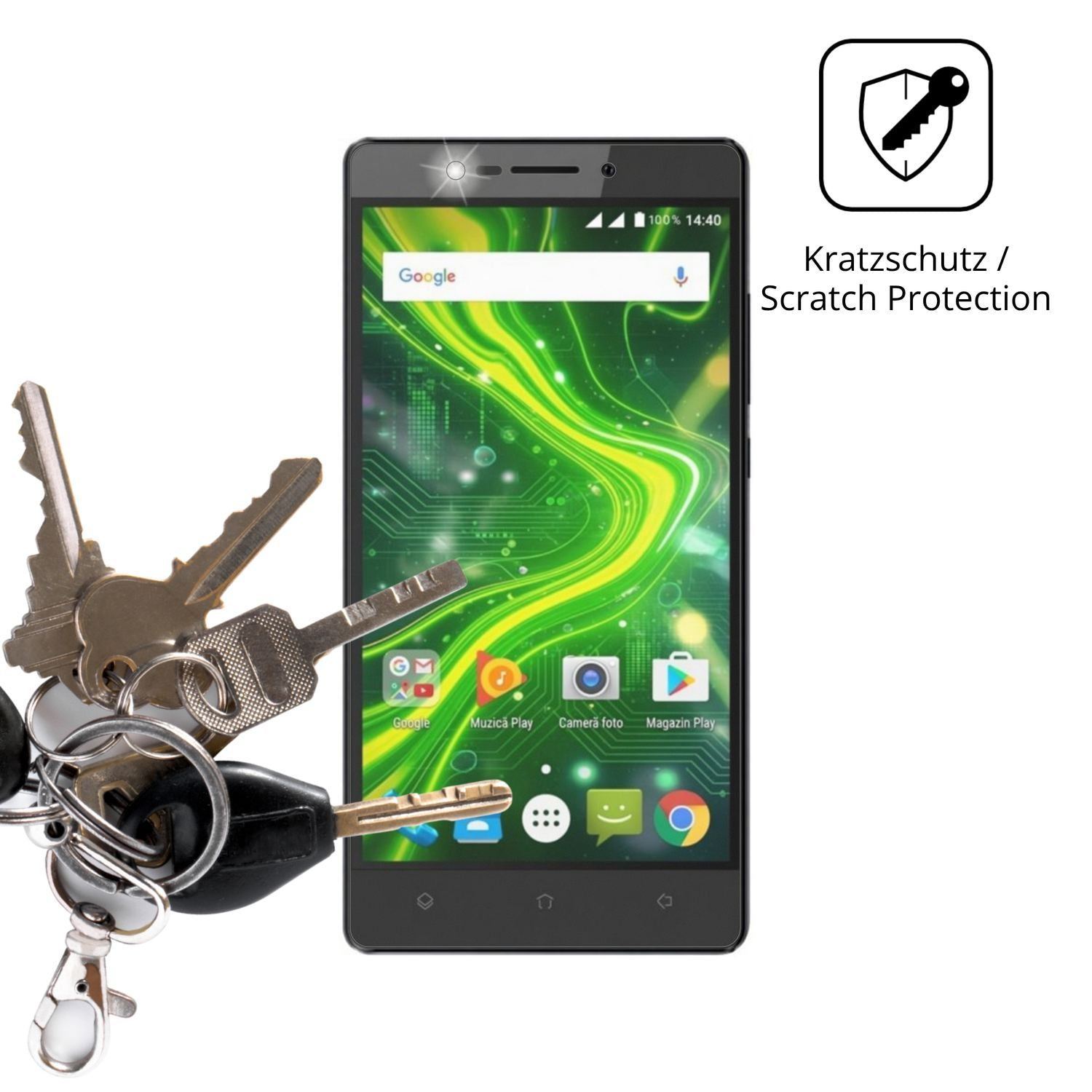 4x Schutzfolie matt für Myria Grand 4G Display-Sch (4)