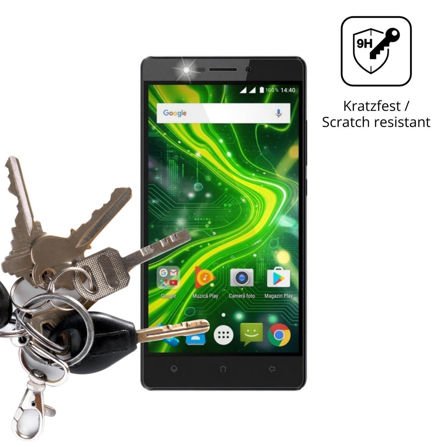 2x 9H Schutzfolie für Myria Grand 4G Panzerfolie (3)