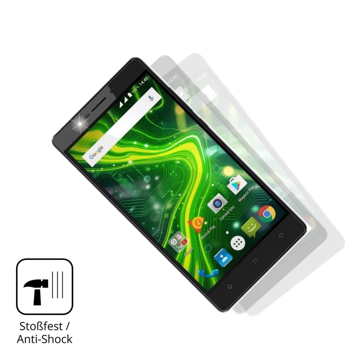 2x 9H Schutzfolie für Myria Grand 4G Panzerfolie (4)