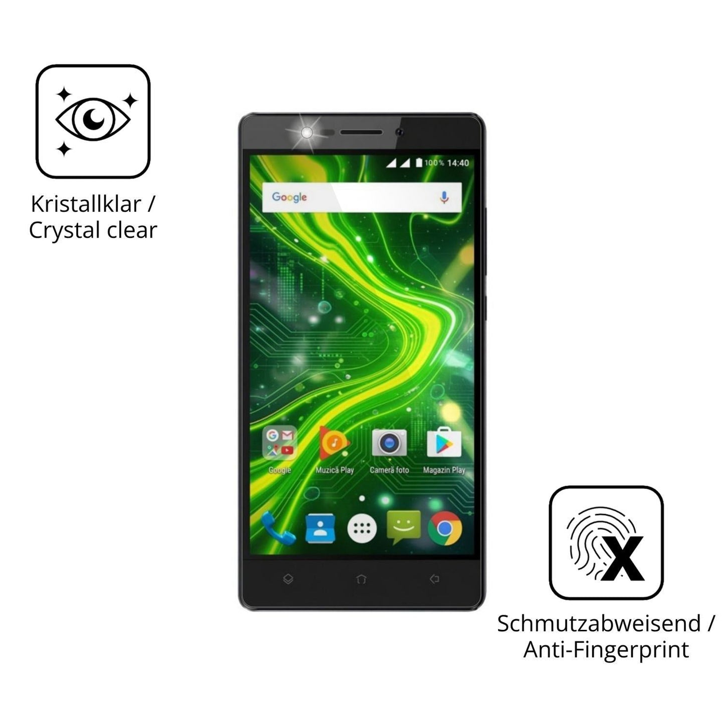 2x 9H Schutzfolie für Myria Grand 4G Panzerfolie (5)