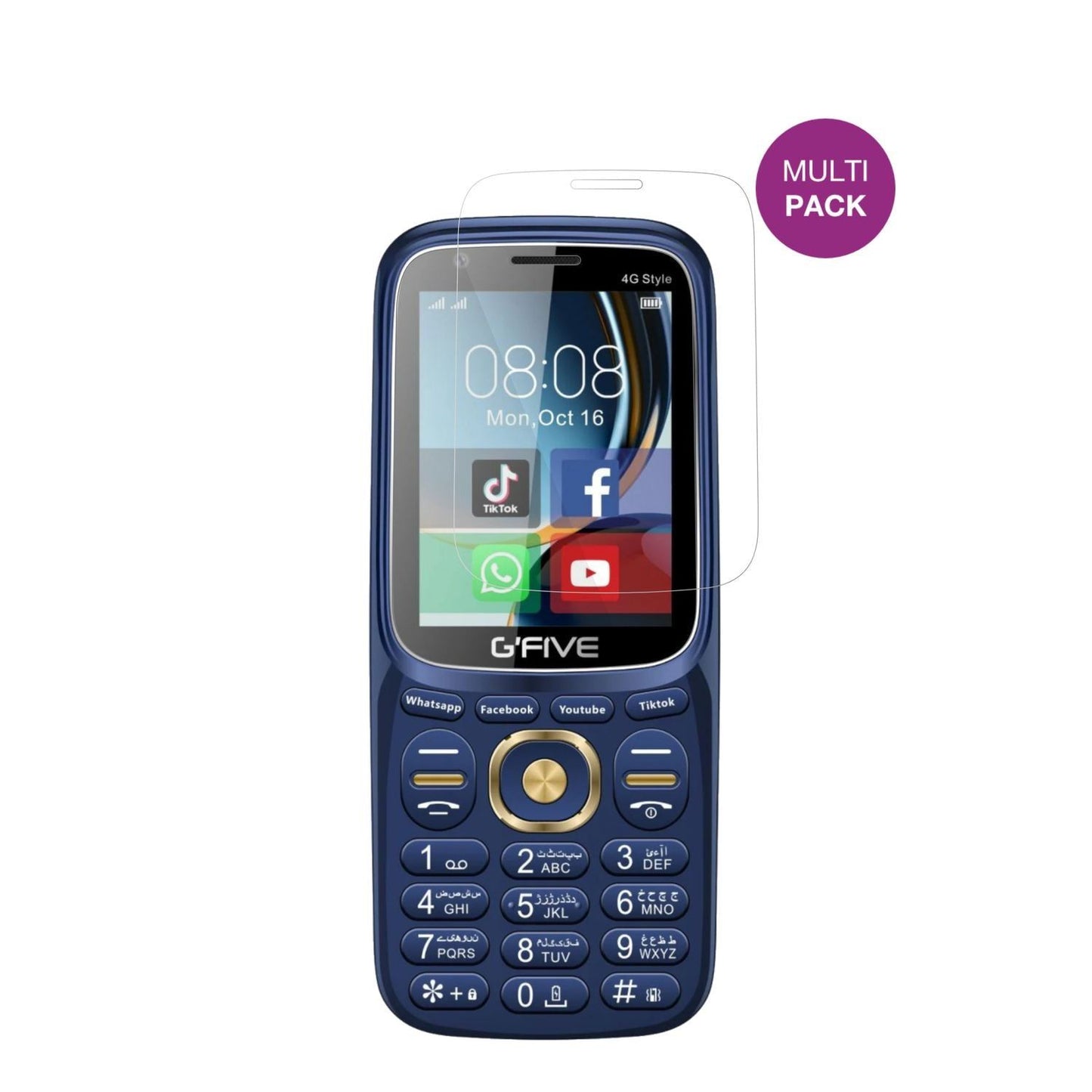 4x Schutzfolie klar für GFive 4G Style Display-Sch (2)