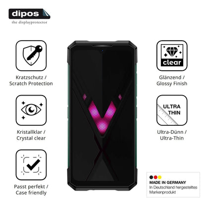 4x Schutzfolie klar für Doogee S200 Ultra Display- (7)